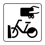 Rental Bicycle Bicycle Sharing SVG Icon